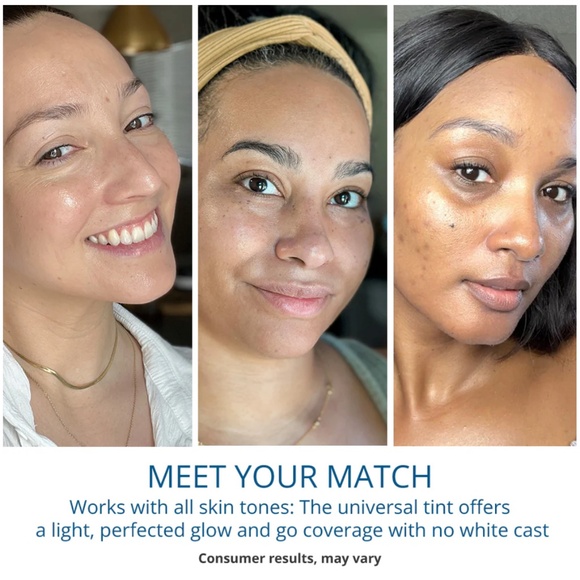 Glow Pure Tinted Mineral Sunscreen 40 SPF / Moisturize, primer / FULL New/Sealed - Picture 3 of 4